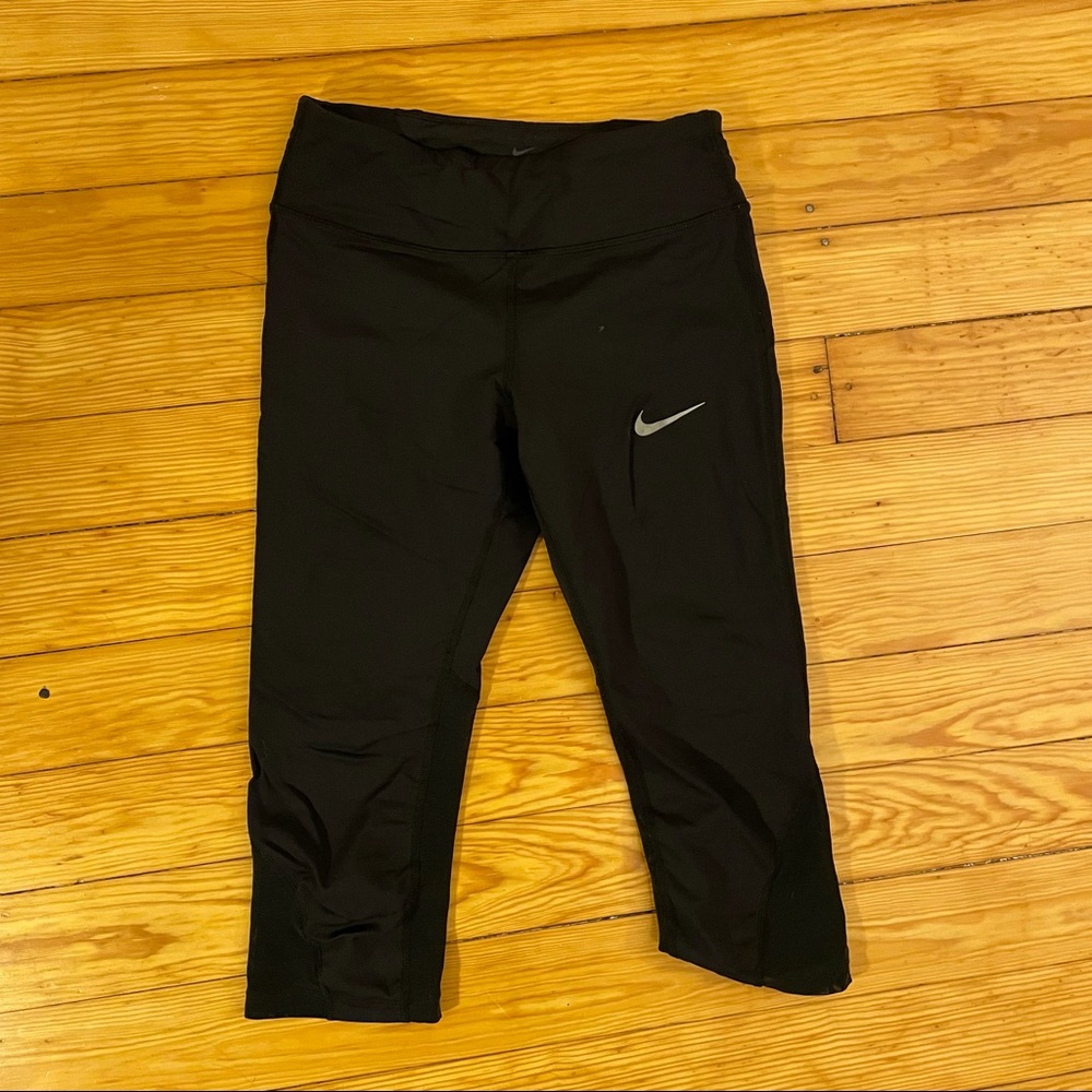 Nike Capri quick dry leggings crop mesh, size S